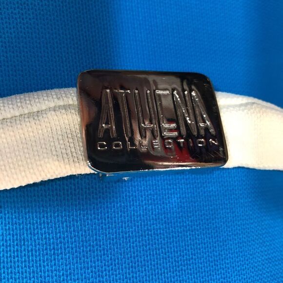 Vintage Athena One Piece Bright Blue Swimsuit 10 - Picture 6 of 16